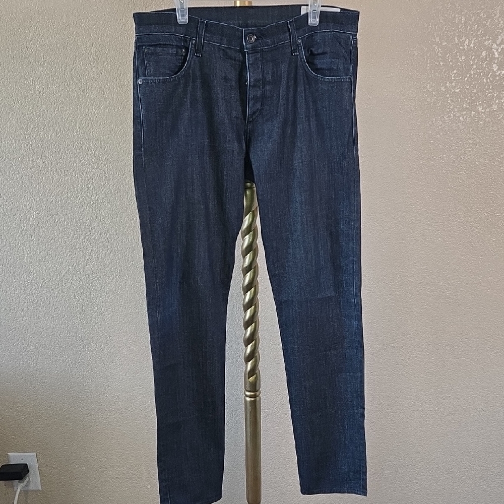 rag & bone Dark Blue Straight Jeans